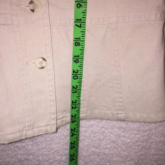 C.L.I.O. cotton tan jacket size 12 READ - Picture 5 of 7